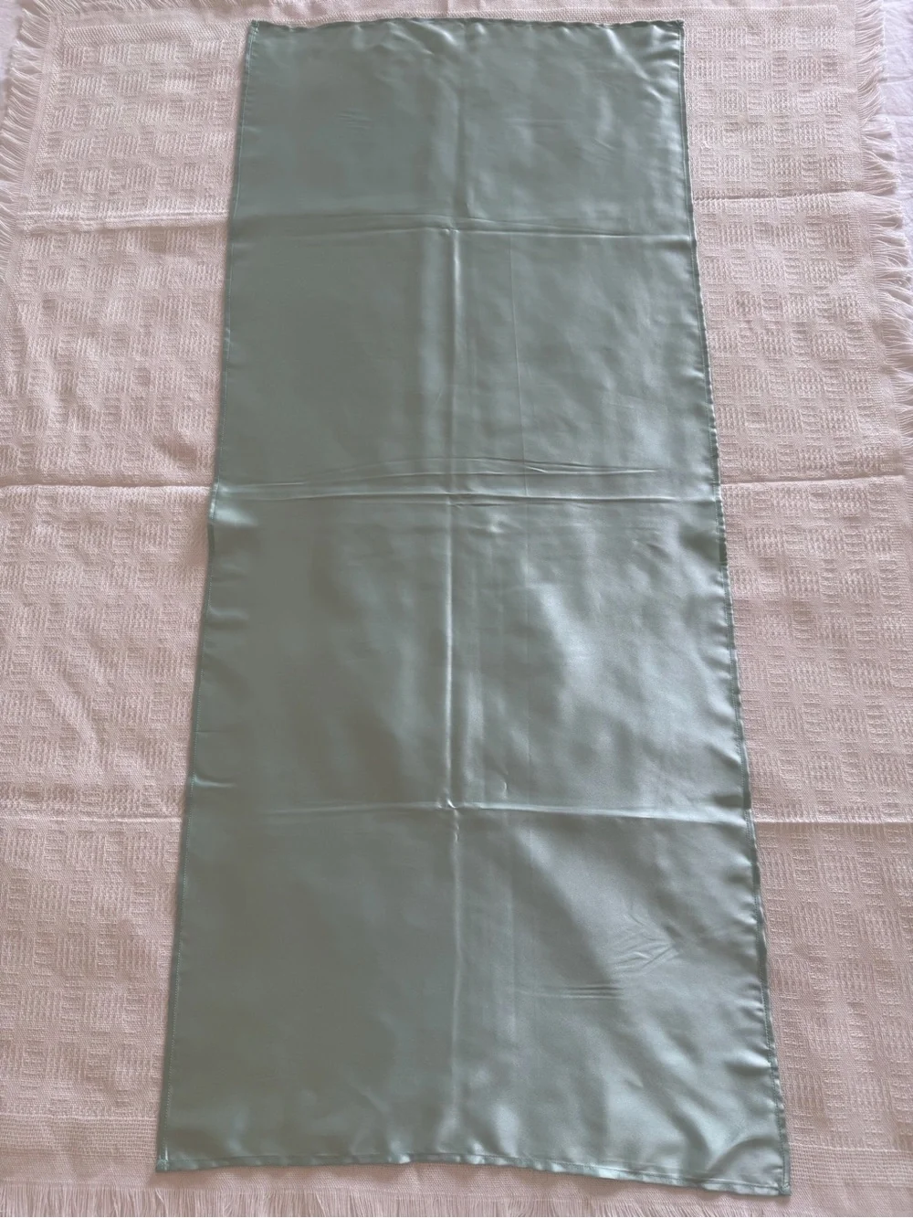 100% Silk TOWEL for Hair and Face Mulberry Silk 22 Momme  50x110sm MINT Gift Box